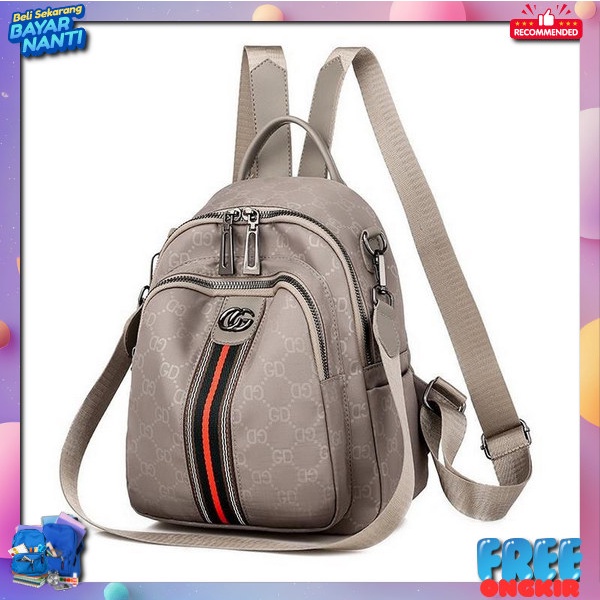 Ransel Wanita Import Rensel Kantor Sekolah Kuliah Korea Style Tase Punggung Wnit Brended Bagpack Mew