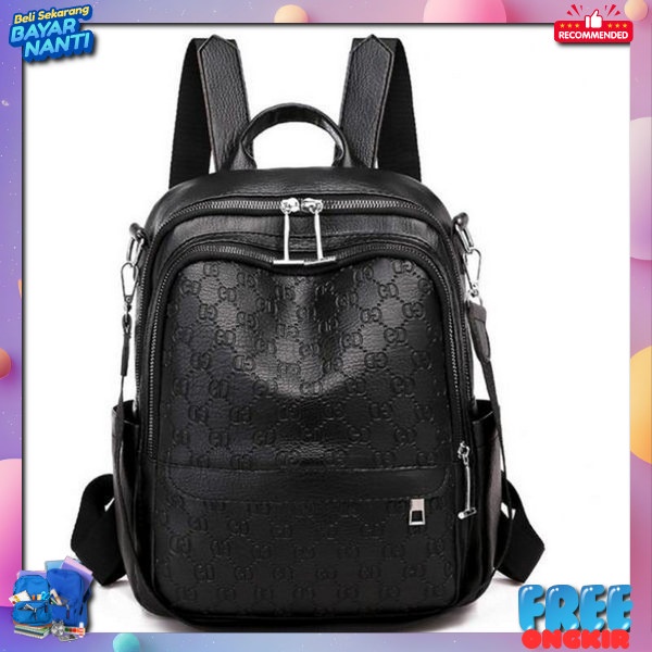 Bagpack Cewek Elegant Rensel Mewah Murh Bagpack Rnsel Cewek Korea Tad Remaja Kuliah Skolah Tase Pung