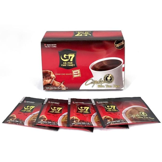 

Kopi Vietnam Trung Nguyen G7 Black Instant Coffee (kopi hitam)