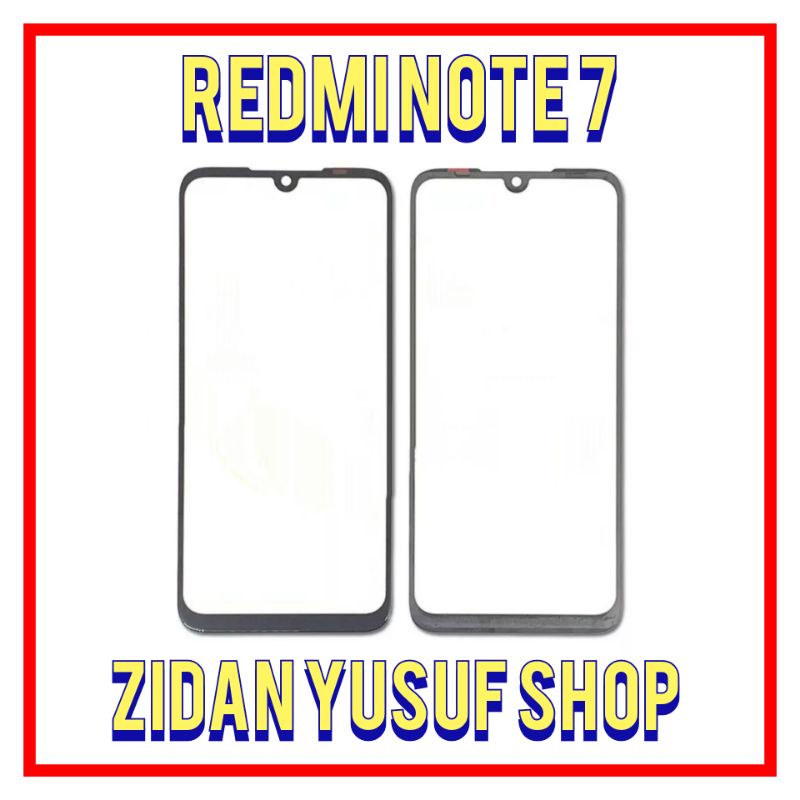 KACA DEPAN KACA LCD XIAOMI REDMI NOTE 7 GLASS LCD