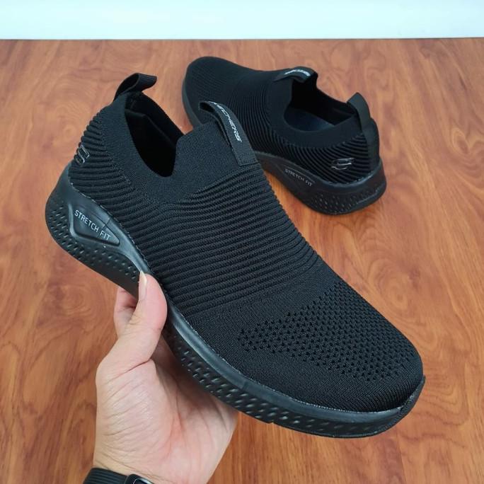 Terbaru Sepatu Skechers Pria Slip On/Skechers Solar Fuse Men Hitam 43 New..... Discount