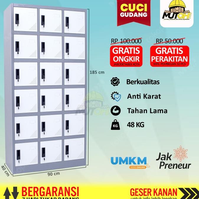 

Best Seller Loker Besi Locker Besi 18 Pintu Berkualitas