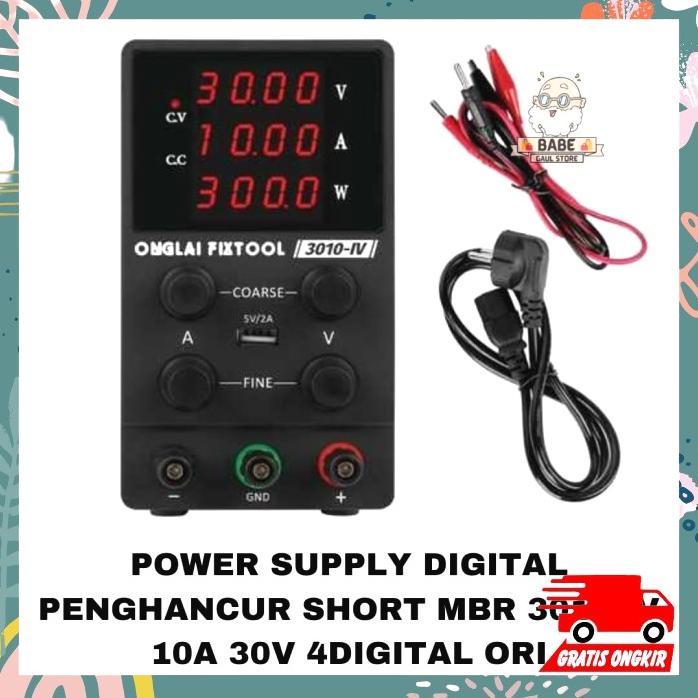 Power Supply Penghancur Short Mbr Onglai Fixtool 3010-Iv 30V 10V Ori