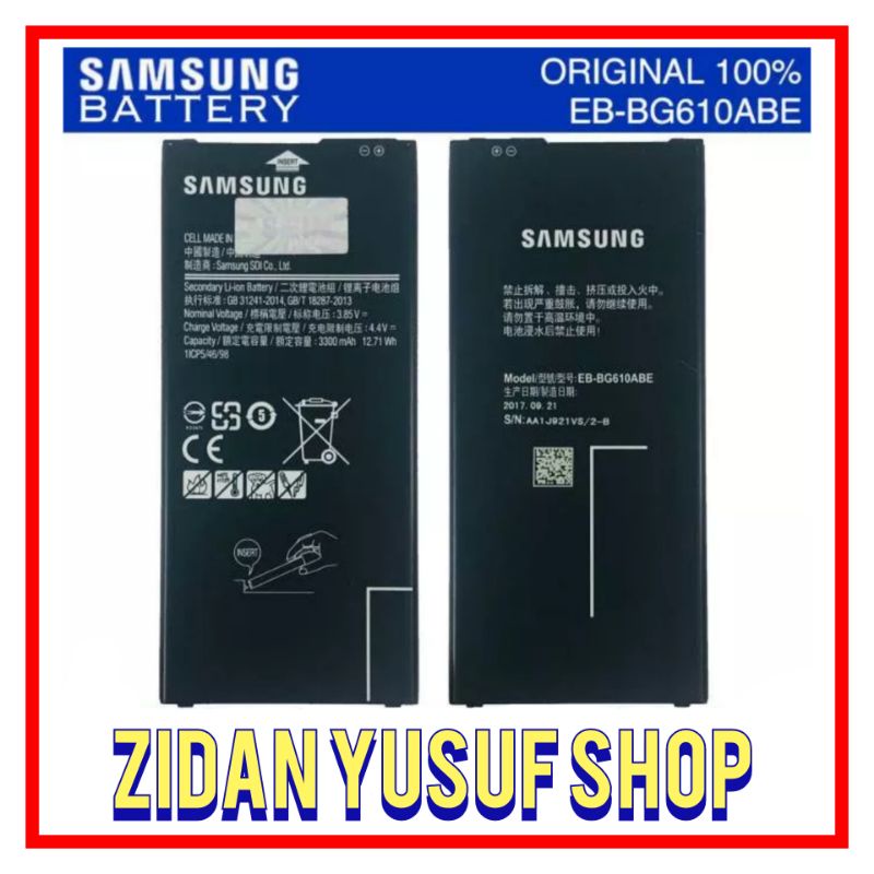 BATTERY BATRE BATRAI SAMSUNG G610 J7 PRIME J415 J4 PLUS J610 J6 PLUS BATERAI BATT ORIGINAL