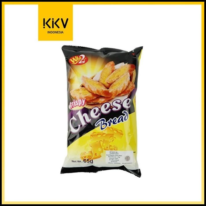 

Kkv Win-Win Crispy Cheese Bread Roti Kering Bagelan Rasa Keju 65G