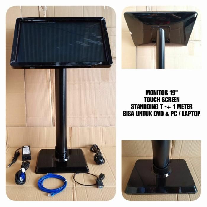 Terlaris Touch Screen Monitor 19 Inch Led Hk 119 K Hk119K Layar / Tv Karaoke