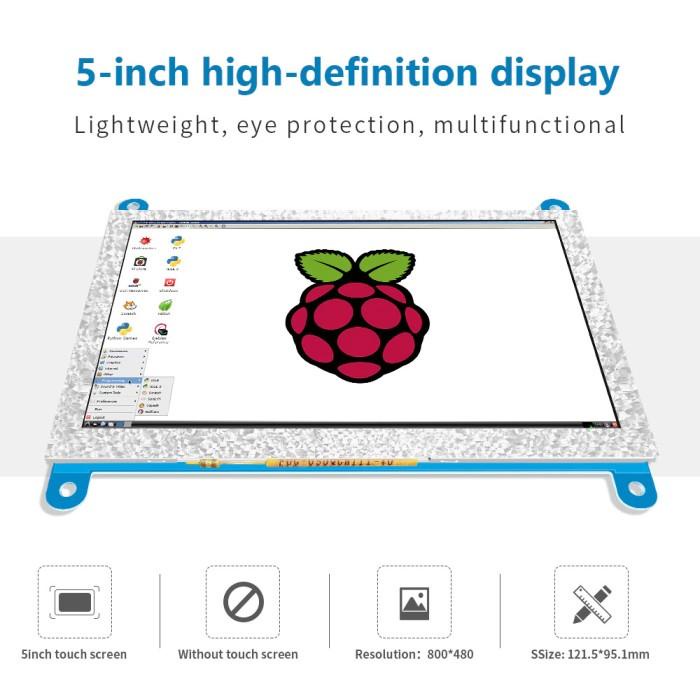 Terlaris Monitor Portable 5 Inch Hdmi Ips Lcd Mini Portable Micro Usb 5V Layar