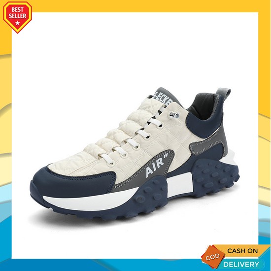 Sepatu - Mitterns Storm Low White Blue Sepatu Sneakers Pria Model Kcasual Import Trend Masa Kini Sep
