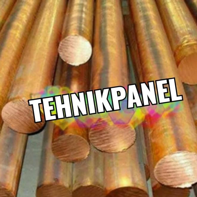 Grounding Rod Tembaga 5/8" 1Meter/Rod Grounding Penangkal Petir