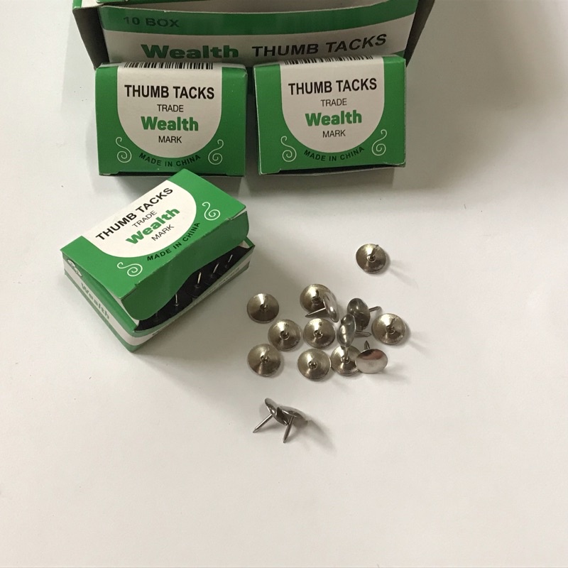

Paku Payung / Paku Pines / Thumb Tacks Isi 10 Box kecil (1 Kotak)