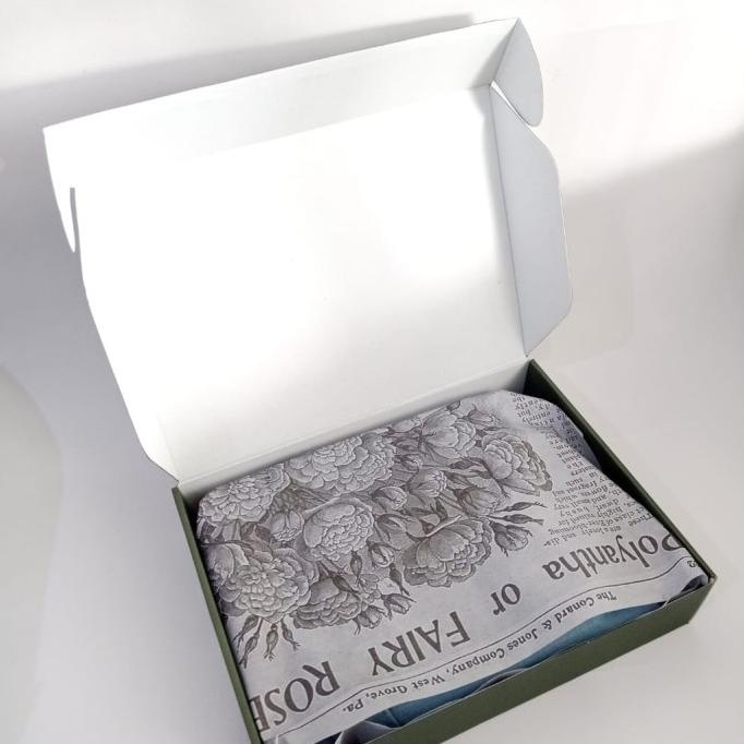 Newspaper Wrapping Paper | kertas tissue bungkus kado vintage estetik