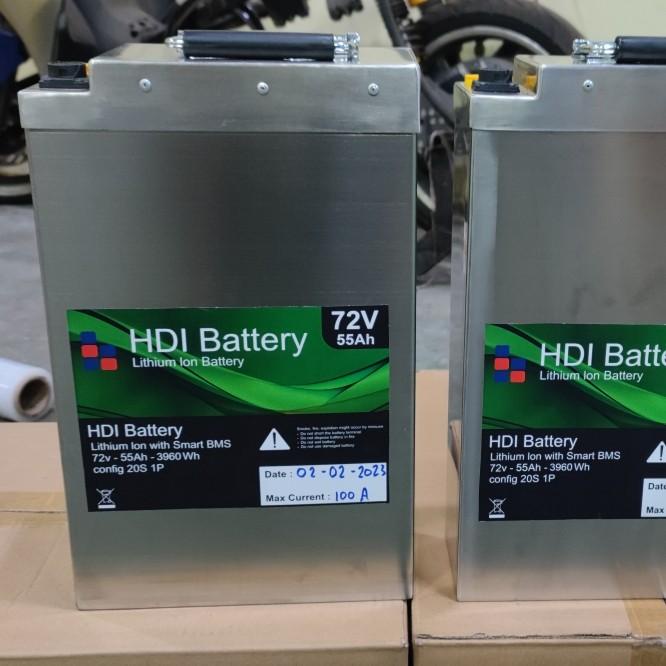 Terlaris Hokie Baterai Lithium Custom Motor Listrik Gesits 72V