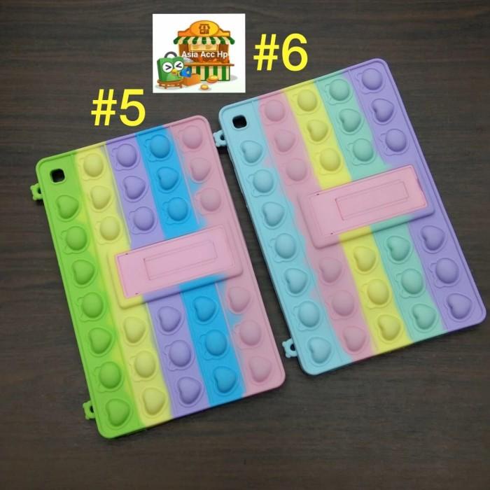 Samsung Galaxy Tab A8 2019 T295 Pop It Softcase Case Casing Pelangi