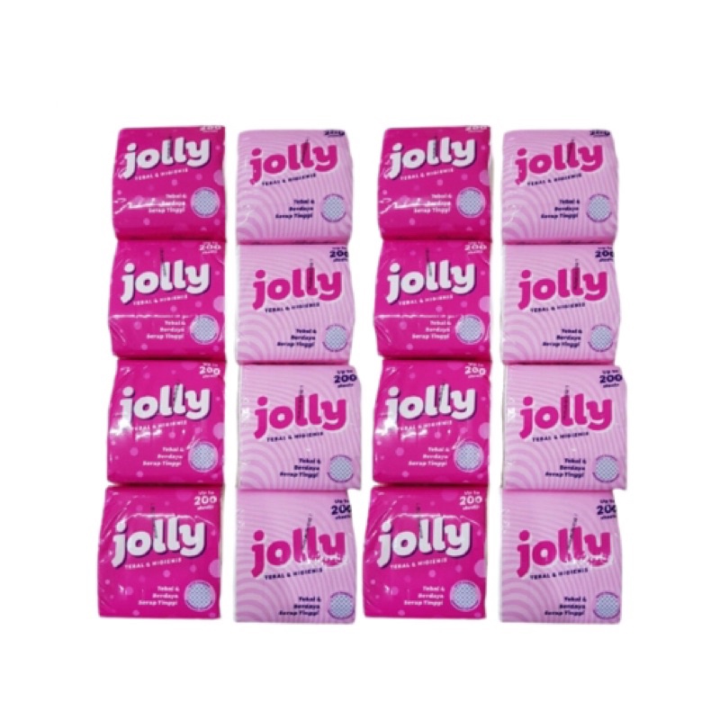 

Tisu Jolly Pop Up 200 sheets Facial Tissue TERLARIS