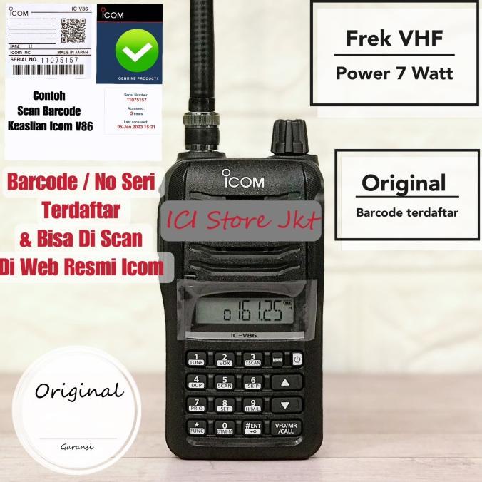 HT Icom V86 Original
