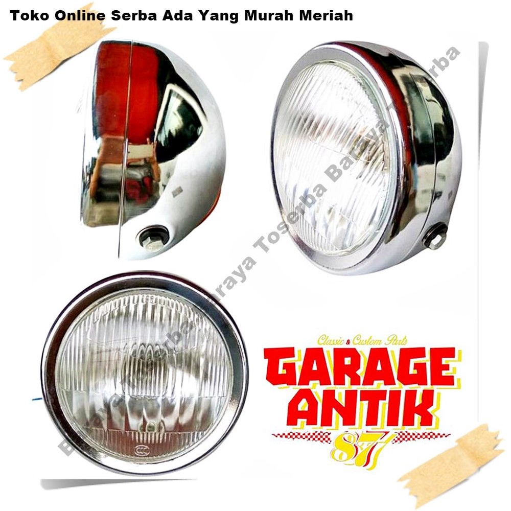 Headlamp Reflektor Lampu depan Assy Yb100 L2 L2g L2s Cb200 Jadul Vintage
