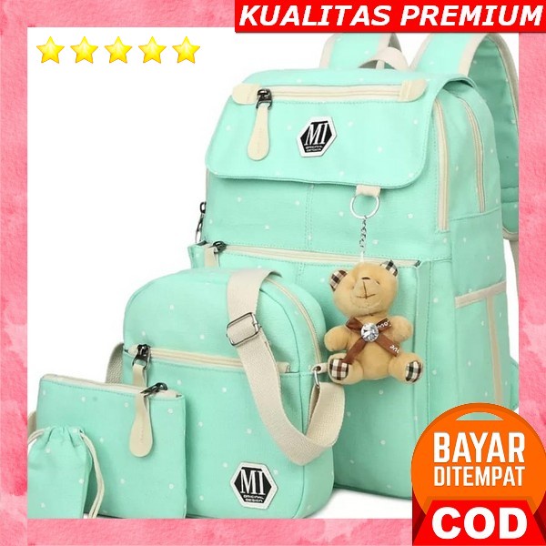 Tas Ransel Anak Perempuan Sd Murah Terbaru Bags Cute 2023 Lucu 2In1 Korea Gendong Bisa Cod Karakter 
