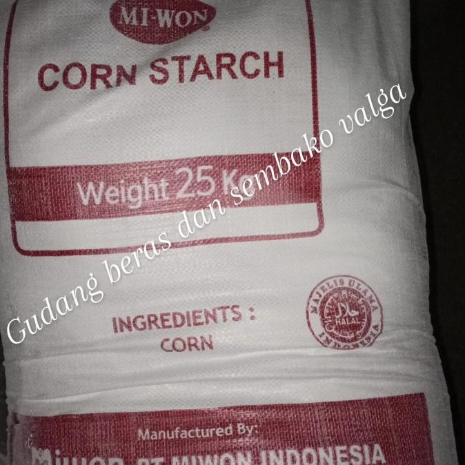 

Maizena Miwon Corn Starch 25kg (Tepung Jagung)
