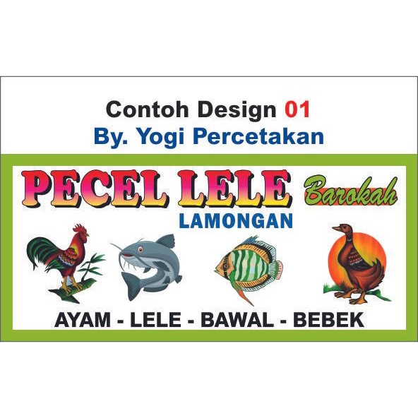 Terlaris Cetak Spanduk Bahan Kain Pecel Lele