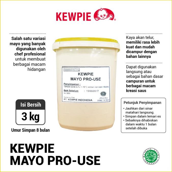 

Kewpie Mayonnaise Mayonaise Mayo Saus Salad PRO USE 3 kg 3kg nov