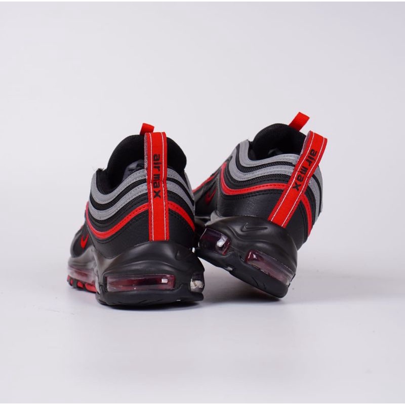 Sepatu Nike Air Max 97 Black University Red
