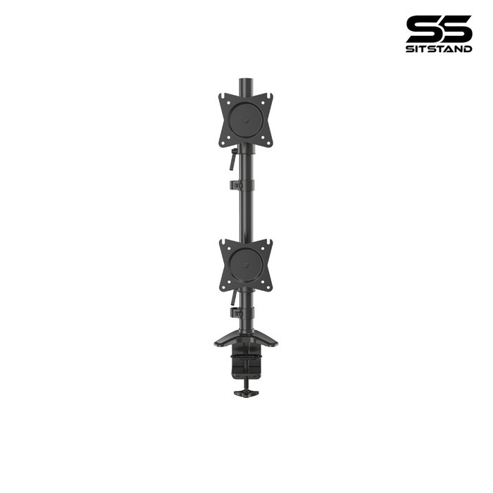 Terlaris Bracket Sitstand Dual Bracket Monitor Vertical Stand Stack Komputer Mount Vesa