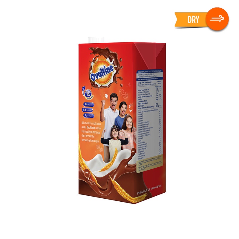 OvaLTine Milk Uht Chocolate MaLT 1 LT