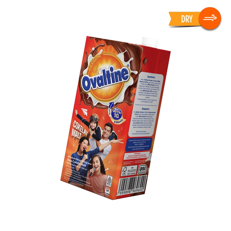 OvaLTine Milk Uht Chocolate MaLT 1 LT