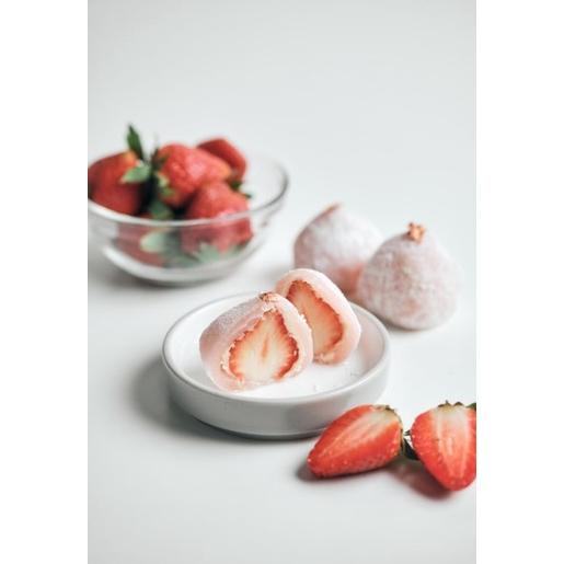 

ICHIGO DAIFUKU (6-10 pcs). varian : original-matcha-choco-pinku-taro. mochi jepang isi buah stoberi Non COD