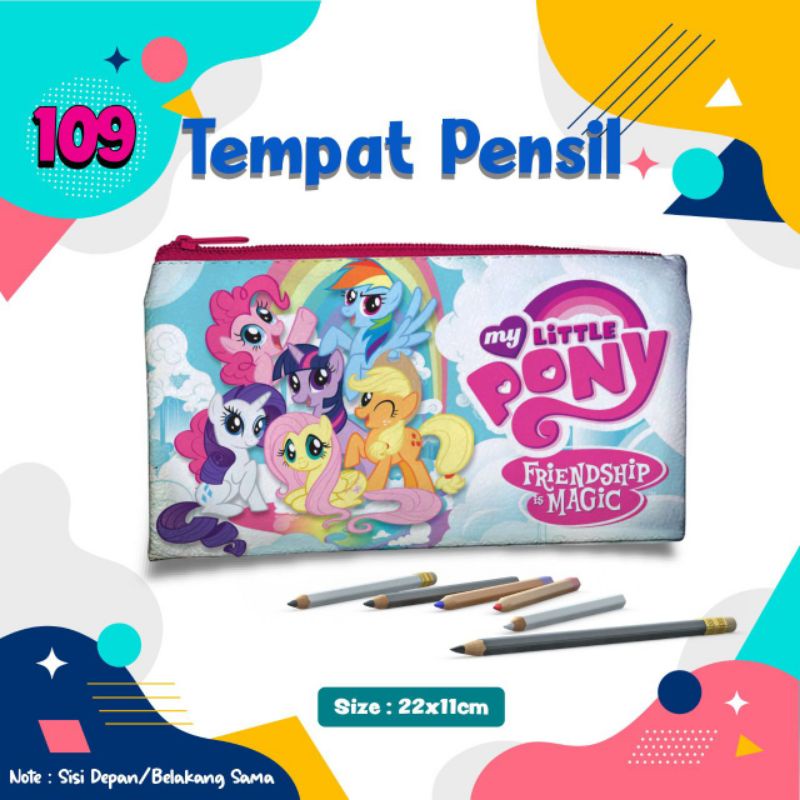 

Tempat Pensil 109 My Little Pony / Kotak Pensil / Pouch / Wadah Pensil/ Kotak Souvenir/ Pouch Serbaguna/ Pouch Custom