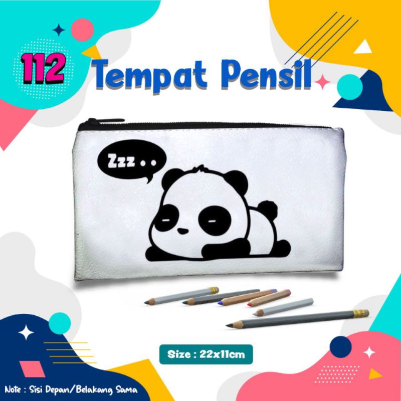 

Sleeping Pandas Tempat Pensil 112 Pouch Custom Nama Foto Souvenir Kado Hadiah Wadah Kotak Dompet