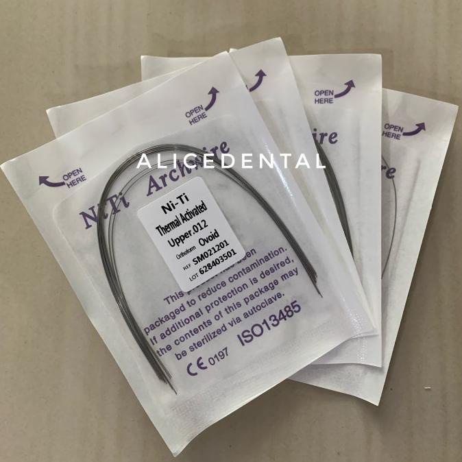 Dental kawat gigi wire ortho recta rectangle stainless steel SS behel