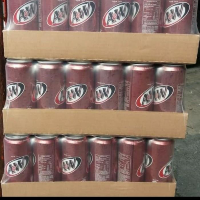 

A&W Sarsaparilla Kaleng Rootbeer Can per dus ( 24 kaleng @ 330 ml ) Kualitas Terbaik