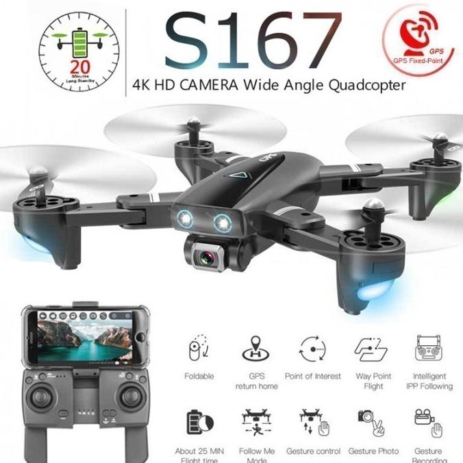 TOYS SKY S167 PROFESSIONAL DRONE WITH CAMERA 4K 5G GPS WIFI 1080P