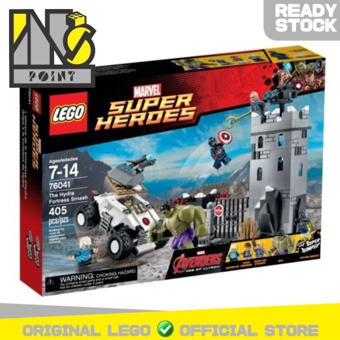 Must Have Lego 76041 - Super Heroes - The Hydra Fortress Smash Terbaru