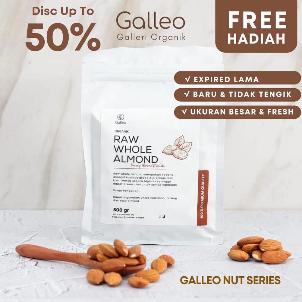 

Kacang Almond Mentah 1 Kg Best Seller