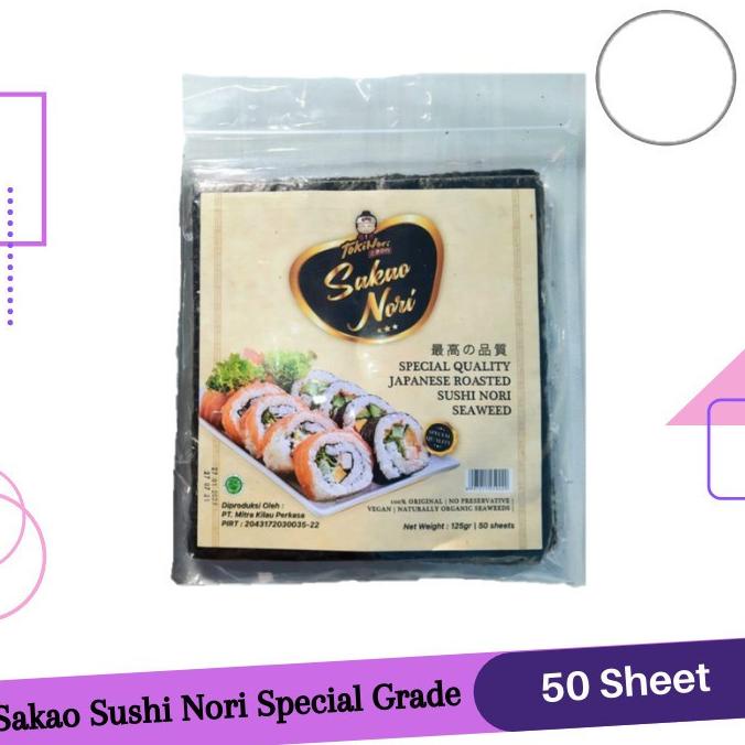 

Tokinori Sakao Nori Seaweed 50 Sheet Special Grade - Rumput Laut Best Seller