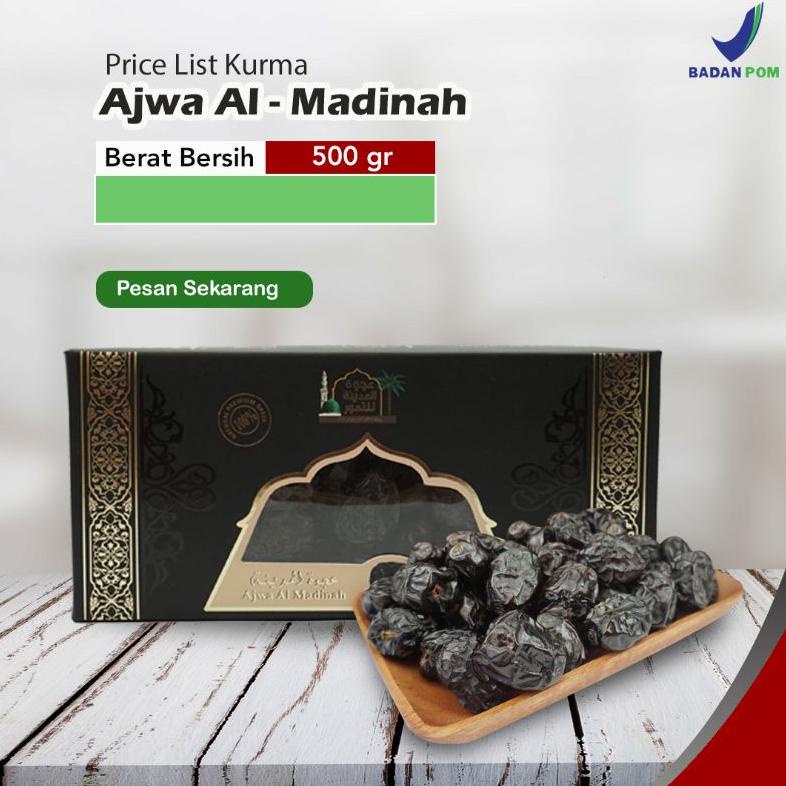 

Kurma Ajwa Al Madinah 500gr Super Premium Asli Madinah Distributor Jakarta Best Seller