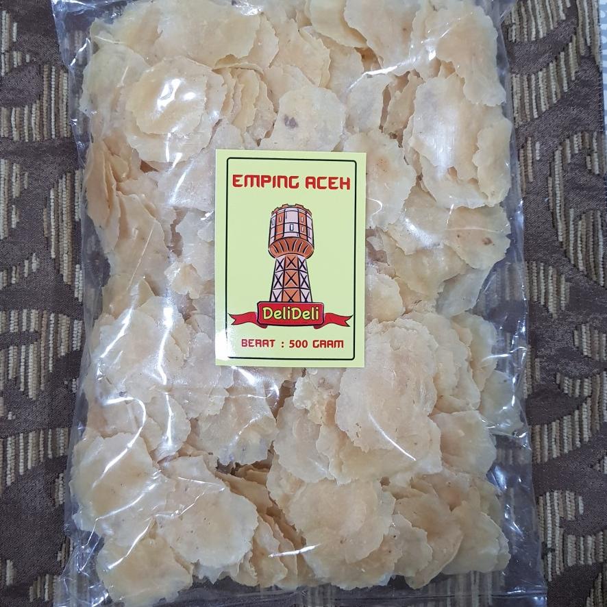 

Emping melinjo mentah grade A super tipis asli Aceh 500gram Best Seller