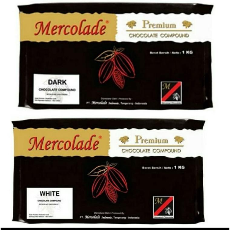 

COKLAT MERCOLADE 1KG - Dark / White Best Seller