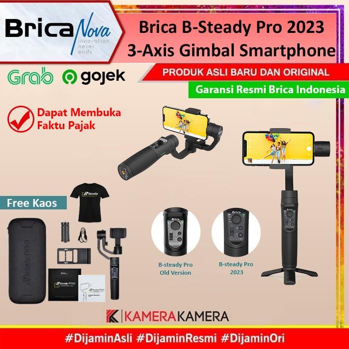 Terlaris Gimbal Stabilizer Brica B-Steady Bsteady Pro 3 Axis Hp + Kaos+ Tripod