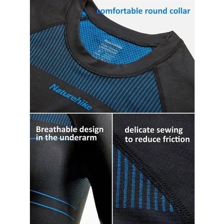 Long John Underwear Naturehike Nh18N002-Y Men Baselayer Quick Drying