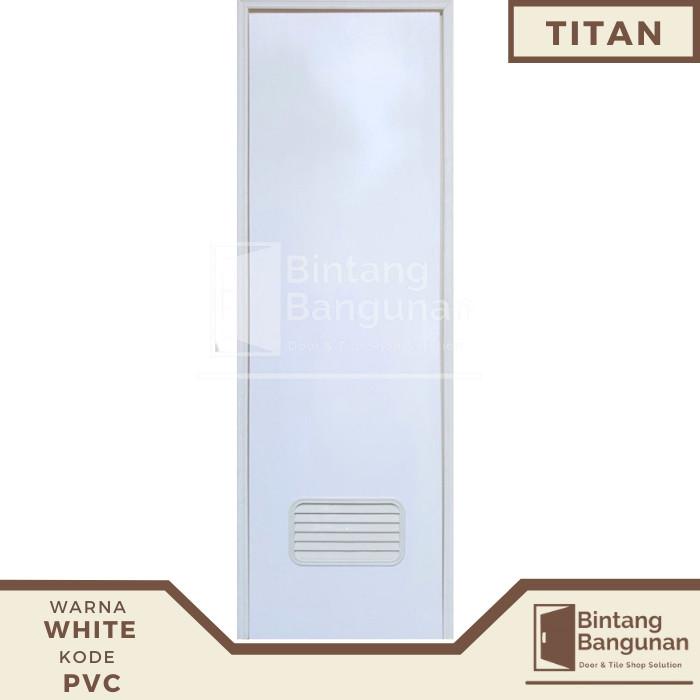 Terlaris Pintu Kamar Mandi | Pintu Kamar Mandi Pvc 70X195 Titan