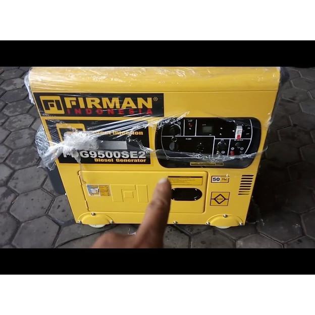 Genset FIRMAN SILENT DIESEL FDG 9500 SE 2 6500WATT - Genset FIRMAN