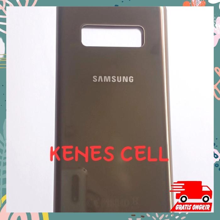 Backdoor Tutup Belakang Casing Belakang Samsung Note 8 Original Gold