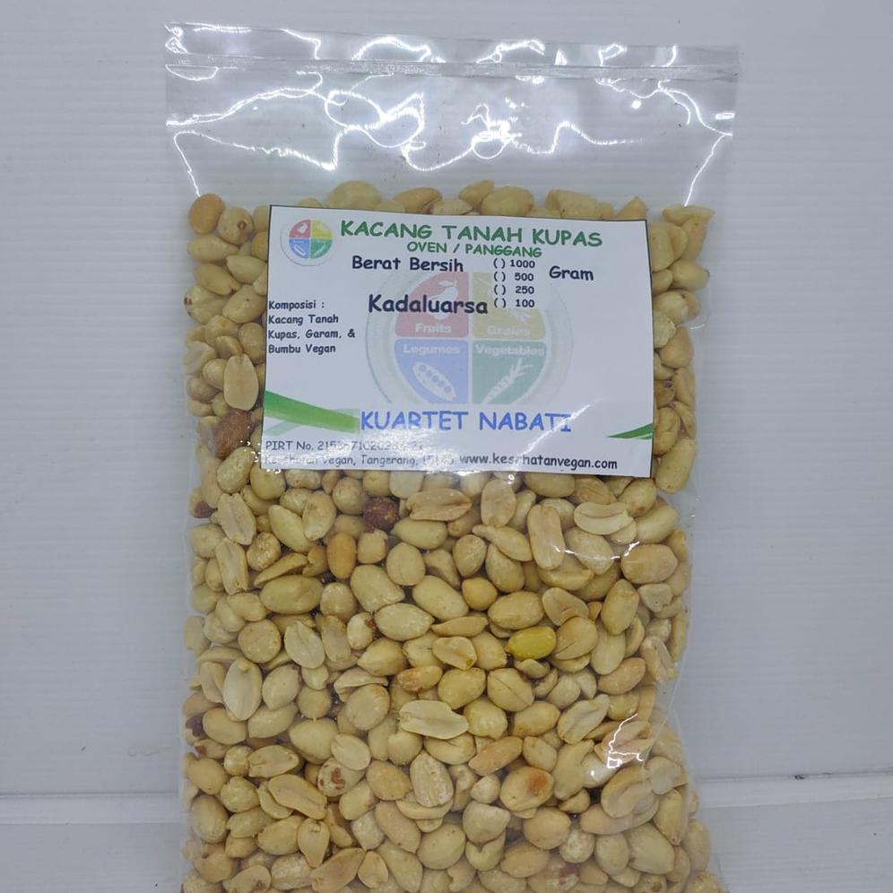 

2kg Roasted Kacang Tanah Kupas Rasa ASIN- Oven - Panggang - Matang - Vegan Best Seller