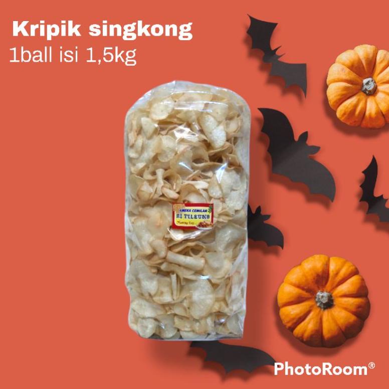 

kripik singkong si tileung pedas asin gurih 1 ball isi 1,5kg Best Seller