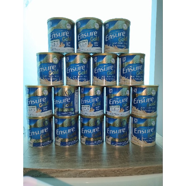 Kaleng susu bekas ensure gold 380gr