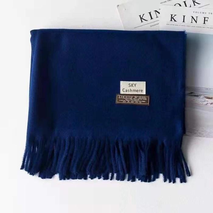 Scarf Syal Sky Cashmere || Selendang Sky Cashmere || Pashmina Sky Cashmere