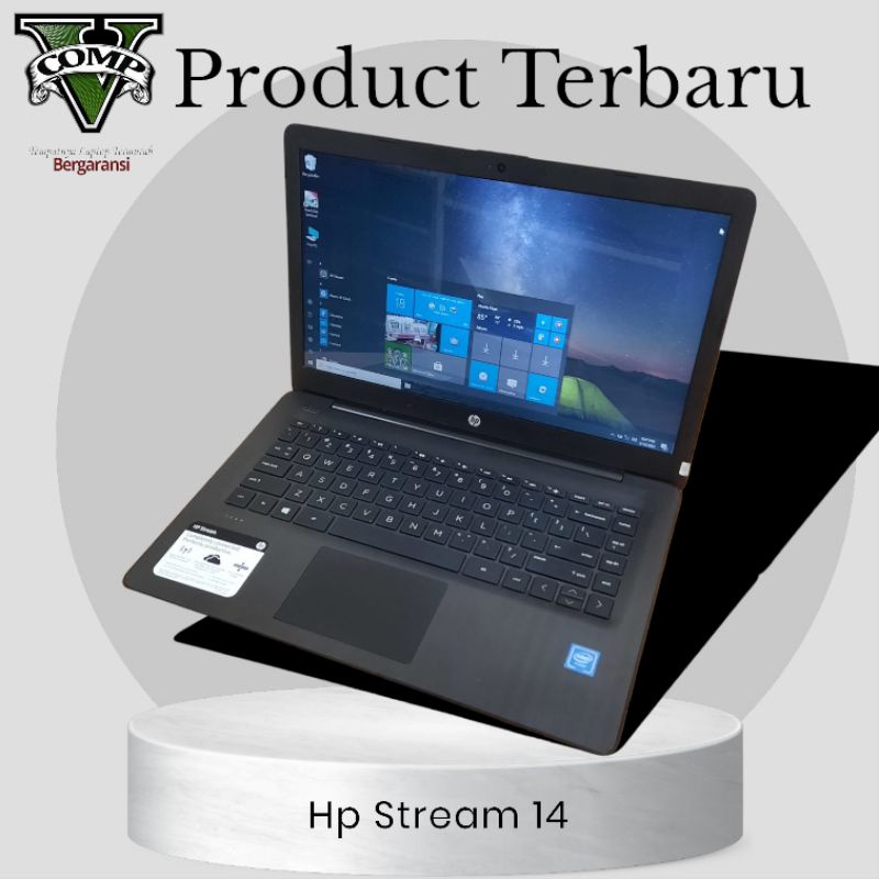 Laptop Hp Stream 14-cb164wm, Intel Celeron - N4000, Ram 4Gb / 32gbMMC,